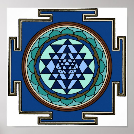 Sri Yantra Print (Voorkant)