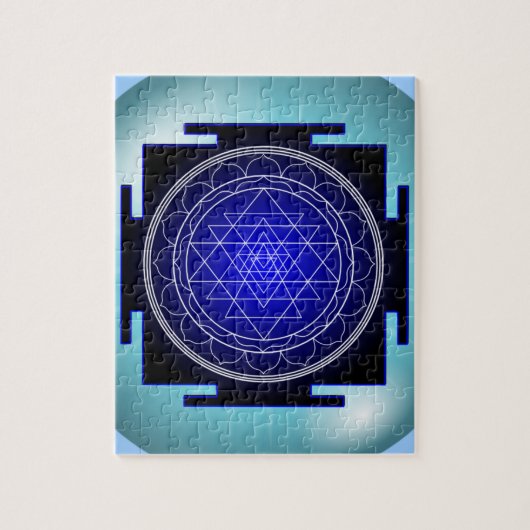 sri yantra puzzel (Verticaal)