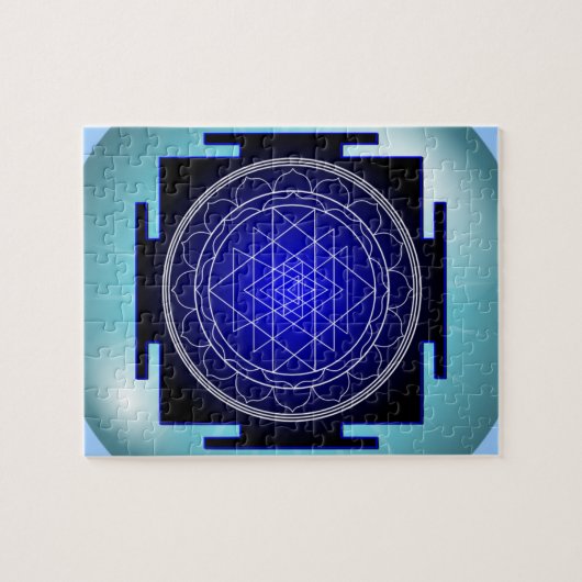 sri yantra puzzel legpuzzel (Horizontaal)