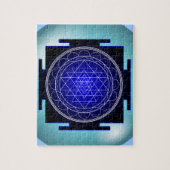 sri yantra puzzel legpuzzel (Verticaal)