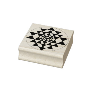 Sri Yantra Rubber Stamp Rubberstempel