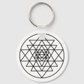 Sri Yantra Sleutelhanger (Achterkant)
