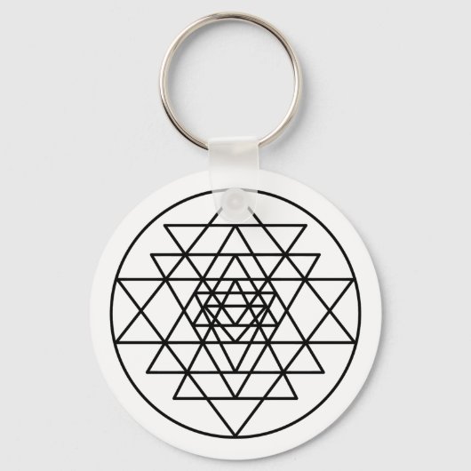 Sri Yantra Sleutelhanger (Achterkant)