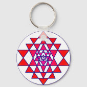 Sri Yantra Sleutelhanger (Voorkant)