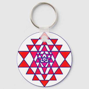 Sri Yantra Sleutelhanger