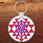 Sri Yantra Sleutelhanger (Voorkant)
