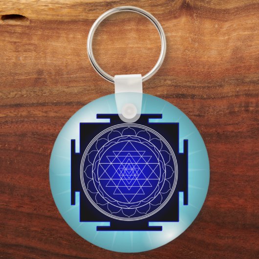 sri yantra sleutelhanger (Voorkant)