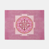 Sri Yantra / Sri Chakra in lotus Deurmat (Voorkant)