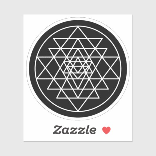 Sri Yantra Sticker (Vel)