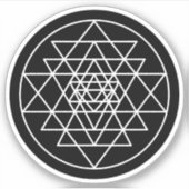 Sri Yantra Sticker (Voorkant)