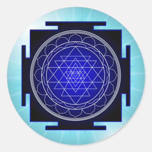 Sri Yantra stickers (Voorkant)