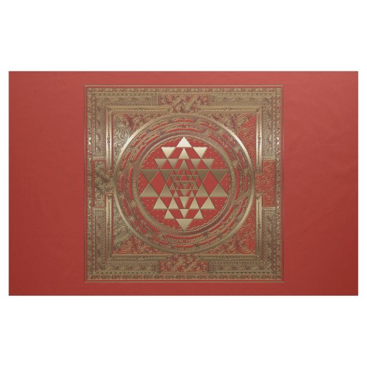 Sri Yantra - Stof (Yard (91,4 cm))