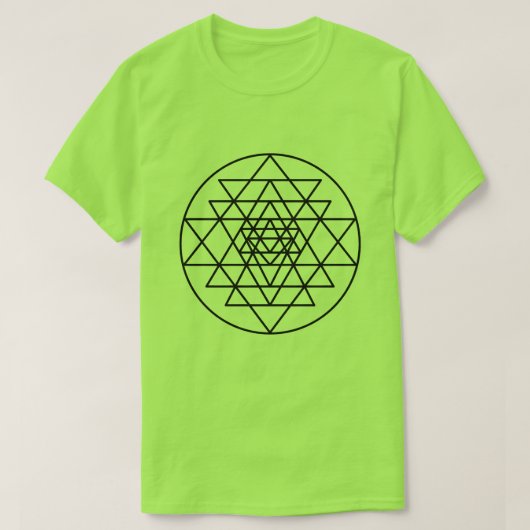 Sri Yantra T-shirt (Design voorkant)