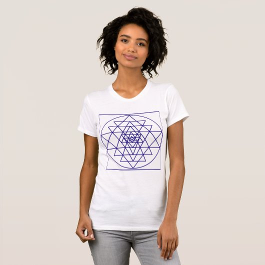 Sri Yantra T-shirt (Voorkant volledig)