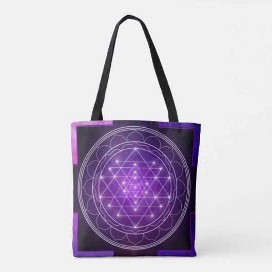 Sri Yantra! Tote Bag (Achterkant)