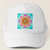 Sri Yantra Trucker Pet (Voorkant)