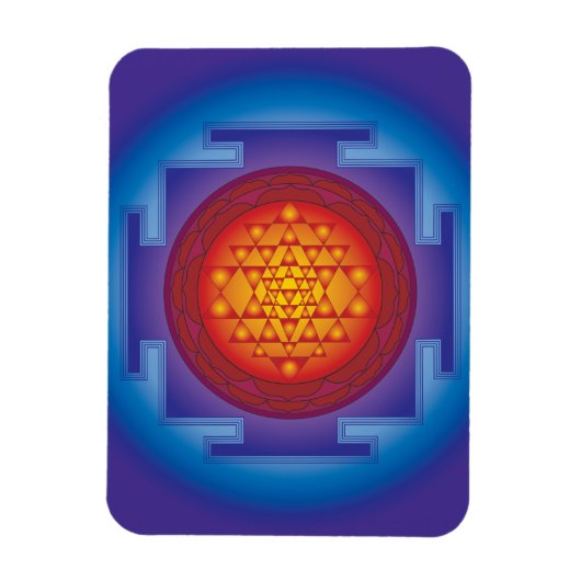 SRI YANTRA - VLAM MAGNEET (Verticaal)