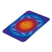 SRI YANTRA - VLAM MAGNEET (Linkerzijde)