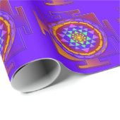 SRI YANTRA volledig gekleurd + uw ideeën Cadeaupapier (Rol Hoek)