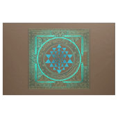 Sri Yantra Water Glow - Fabric Stof (Yard (91,4 cm))