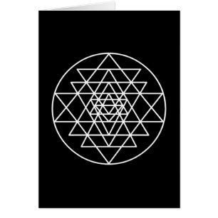 Sri Yantra Wenskaart