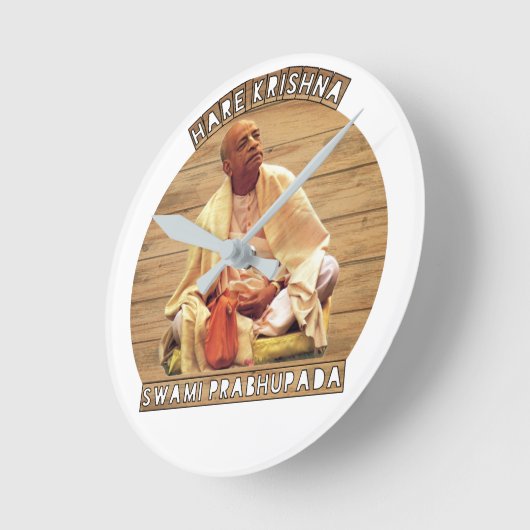 Srila Prabhupada ji Ronde Klok (Hoek)