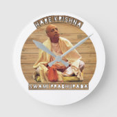 Srila Prabhupada ji Ronde Klok (Voorkant)