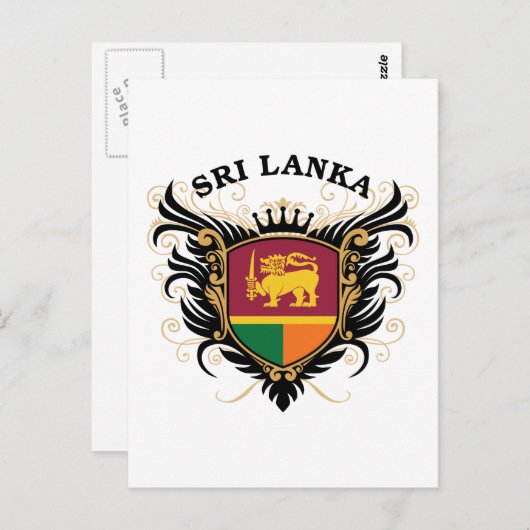 Srilanka Briefkaart (Voorkant / Achterkant)