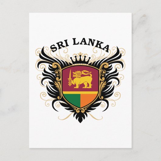 Srilanka Briefkaart (Voorkant)