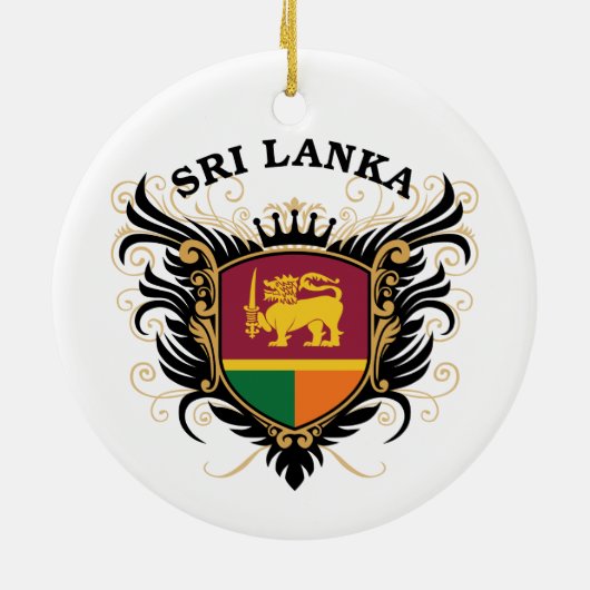 Srilanka Keramisch Ornament (Achterkant)
