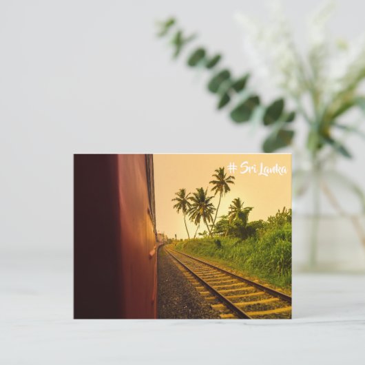 srilanka-postkaart briefkaart (Staand voorkant)