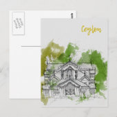 Srilanka Travel Briefkaart (Voorkant / Achterkant)