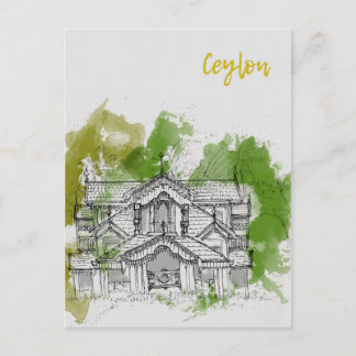 Srilanka Travel Briefkaart