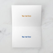 Srilankaanse junglefowl cartoon illustratie kaart (Binnen)