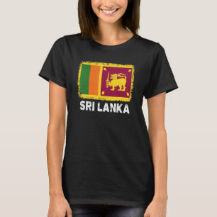 Srilankaanse vlag steunt de Sri Lankaanse bevolkin T-shirt