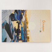 Srinagar, India - Dalmeer Shikara-boten Legpuzzel (Horizontaal)