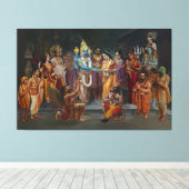 Srinivasa Kalyanam Canvas Muurkunst Afdruk (Insitu (Houten vloer))