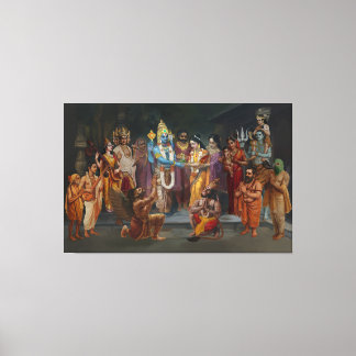 Srinivasa Kalyanam Canvas Muurkunst Afdruk