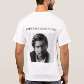 Srinivasa Ramanujan meest verbluffende wiskundige T-shirt (Achterkant)