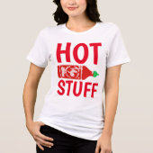 SRIRACHA HETE SPULLEN DAMES T-Shirts (Voorkant)