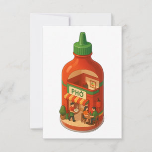 Sriracha Pho Shop Bedankkaart