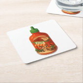 Sriracha Pho Shop Kartonnen Onderzetters (Schuin)