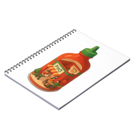 Sriracha Pho Shop Notitieboek (Linkerzijde)