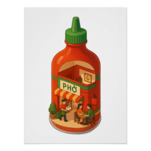 Sriracha Pho Shop Perfect Poster