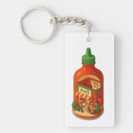 Sriracha Pho Shop Sleutelhanger