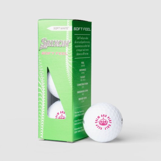 Srixon Kalm houden en golfballen spelen voor vrouw (Verpakking)