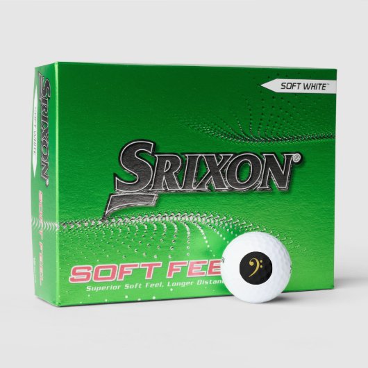 Srixon Soft Feel Golfballen met Bass Clef (Verpakking)
