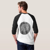sriyantra-sferische lijnen-n t-shirt (Achterkant volledig)