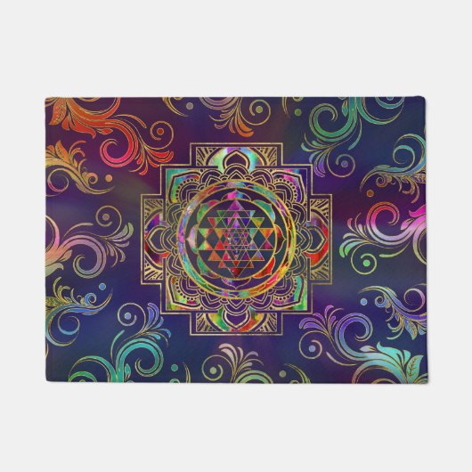 Sriyantra Sri Chakra Deurmat (Voorkant)