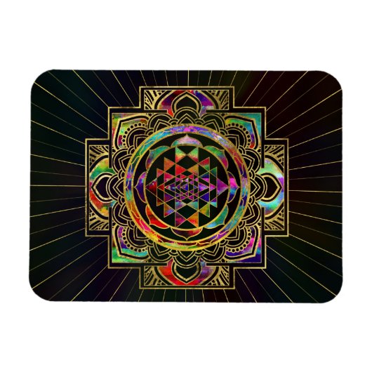 Sriyantra Sri Chakra Magneet (Horizontaal)